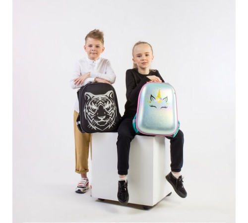 Ранец BRAUBERG SHINY, 2 отделения, с брелком, 