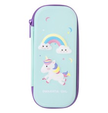 Пенал BRAUBERG, 1 отделение, 1 откидная планка, EVA 3D, 22х10х5 см, 