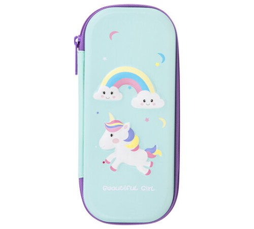 Пенал BRAUBERG, 1 отделение, 1 откидная планка, EVA 3D, 22х10х5 см, 