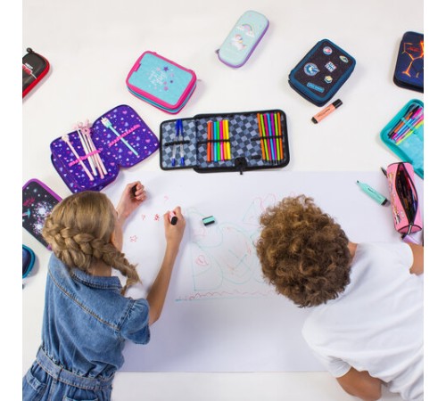 Пенал BRAUBERG, 1 отделение, 1 откидная планка, EVA 3D, 22х10х5 см, 