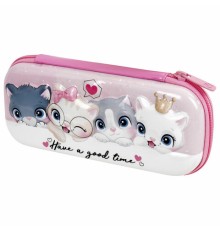 Пенал BRAUBERG, 1 отделение, 1 откидная планка, EVA 3D, 22х10х5 см, 