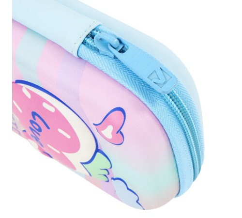 Пенал BRAUBERG, 1 отделение, 1 откидная планка, EVA 3D, 22х10х5 см, 