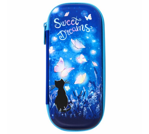 Пенал BRAUBERG, 1 отделение, 1 откидная планка, EVA, 22х10х5 см, 