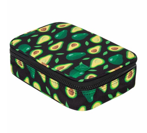 Пенал-косметичка BRAUBERG БОЛЬШОЙ, 1 отделение, 1 откидная планка, ткань, 21x15x6 см, 