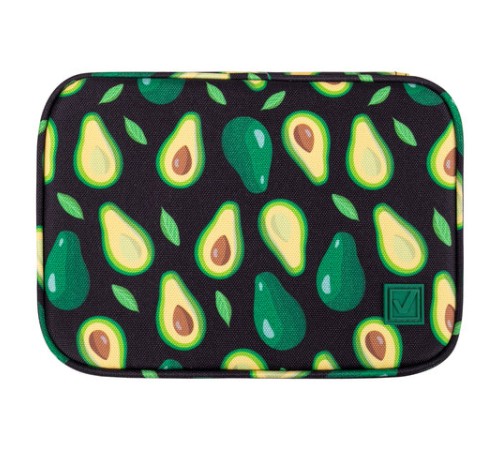 Пенал-косметичка BRAUBERG БОЛЬШОЙ, 1 отделение, 1 откидная планка, ткань, 21x15x6 см, 