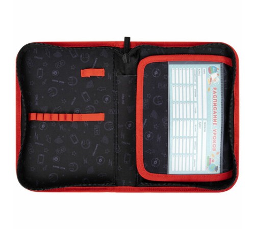 Пенал BRAUBERG, 1 отделение, 1 откидная планка, полиэстер, 21х14 см, 