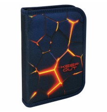 Пенал BRAUBERG, 1 отделение, 2 откидные планки, полиэстер, 21х14 см, 