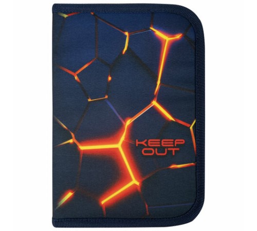 Пенал BRAUBERG, 1 отделение, 2 откидные планки, полиэстер, 21х14 см, 