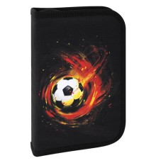 Пенал BRAUBERG с наполнением, 1 отделение, 1 откидная планка, 24 предмета, 21х14 см, 