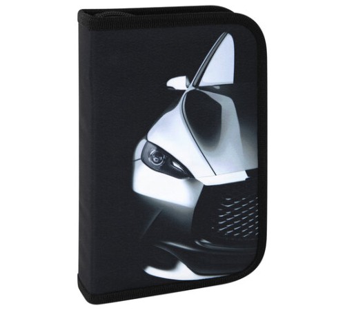 Пенал BRAUBERG с наполнением, 1 отделение, 1 откидная планка, 24 предмета, 21х14 см, 