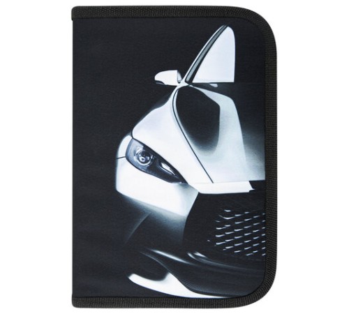 Пенал BRAUBERG с наполнением, 1 отделение, 1 откидная планка, 24 предмета, 21х14 см, 