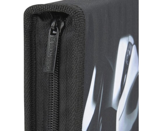 Пенал BRAUBERG с наполнением, 1 отделение, 1 откидная планка, 24 предмета, 21х14 см, 