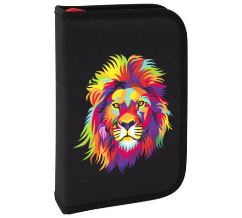 Пенал BRAUBERG с наполнением, 1 отделение, 1 откидная планка, 24 предмета, 21х14 см, 