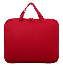 Папка на молнии с ручками STAFF EVERYDAY, А4, полиэстер, красная, 270730