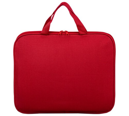 Папка на молнии с ручками STAFF EVERYDAY, А4, полиэстер, красная, 270730