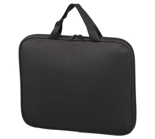 Папка на молнии с ручками STAFF EVERYDAY, А4, полиэстер, черная, 270733