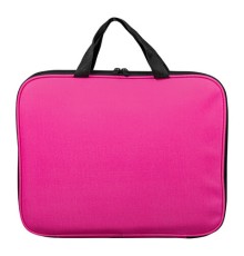 Папка на молнии с ручками STAFF EVERYDAY, А4, полиэстер, ярко-розовая, 270734