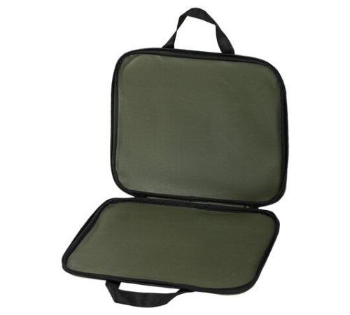 Папка на молнии с ручками STAFF EVERYDAY, А4, полиэстер, хаки, 270737