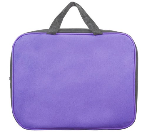 Папка на молнии с ручками STAFF EVERYDAY А4, 1 отделение, полиэстер, 80 мм, сиреневая, 270741