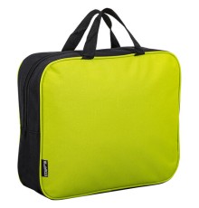 Папка на молнии с ручками STAFF EVERYDAY А4, 1 отделение, полиэстер, 80 мм, зеленая, 270742