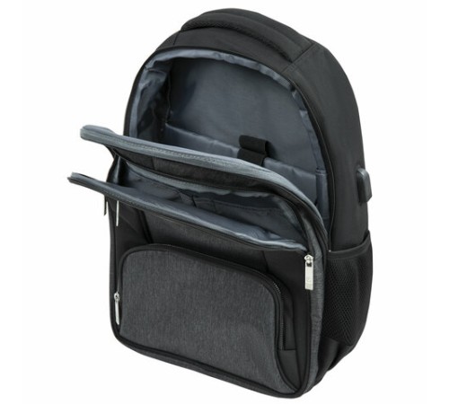 Рюкзак BRAUBERG FUNCTIONAL с отделением для ноутбука, 2 отделения, USB-порт, 
