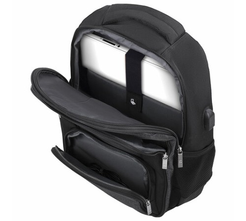Рюкзак BRAUBERG FUNCTIONAL с отделением для ноутбука, 2 отделения, USB-порт, 