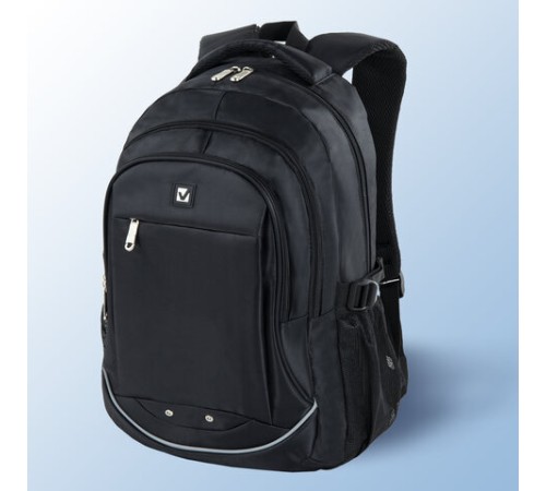 Рюкзак BRAUBERG HIGH SCHOOL универсальный, 3 отделения, 