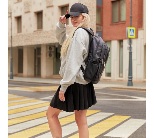 Рюкзак BRAUBERG HIGH SCHOOL универсальный, 3 отделения, 