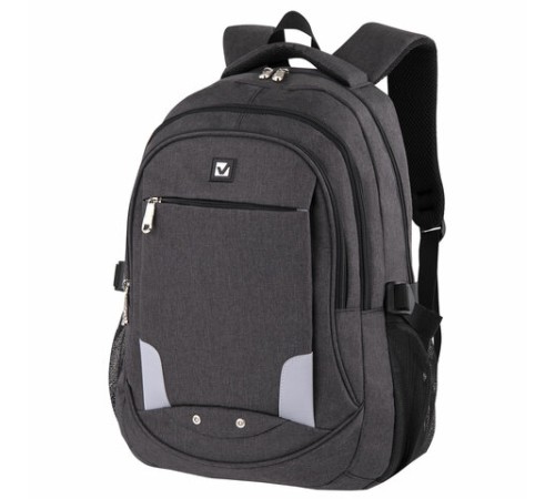 Рюкзак BRAUBERG HIGH SCHOOL универсальный, 3 отделения, 