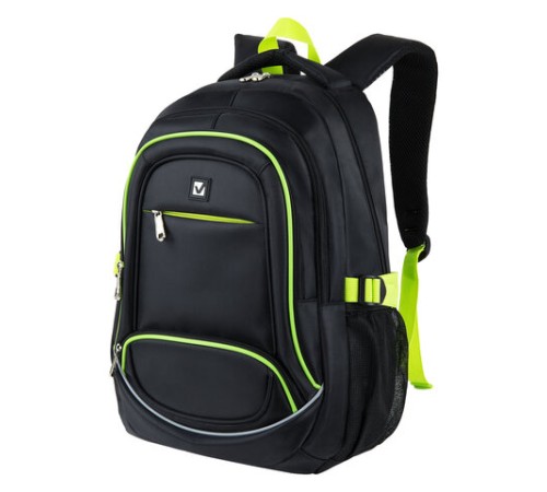 Рюкзак BRAUBERG HIGH SCHOOL универсальный, 3 отделения, 