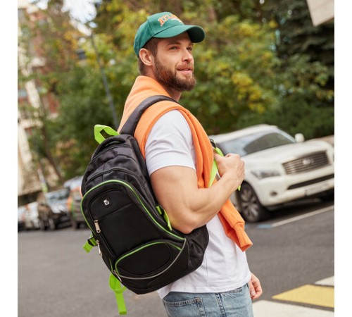 Рюкзак BRAUBERG HIGH SCHOOL универсальный, 3 отделения, 