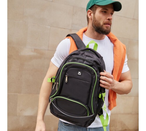 Рюкзак BRAUBERG HIGH SCHOOL универсальный, 3 отделения, 