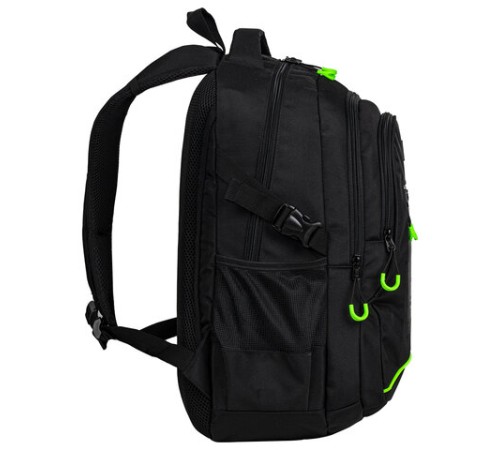 Рюкзак BRAUBERG CONTENT универсальный, 3 отделения, светоотражающий принт, 