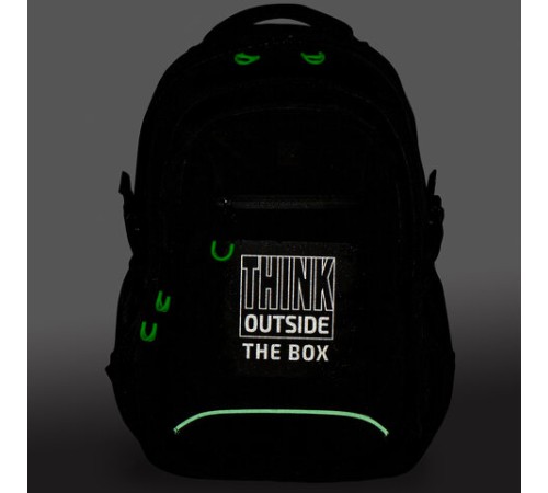 Рюкзак BRAUBERG CONTENT универсальный, 3 отделения, светоотражающий принт, 