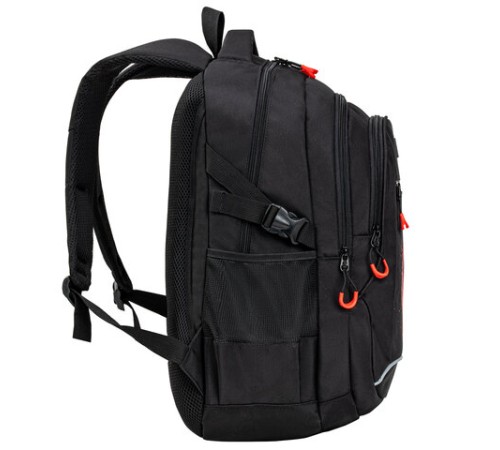 Рюкзак BRAUBERG CONTENT универсальный, 3 отделения, светоотражающий принт, 