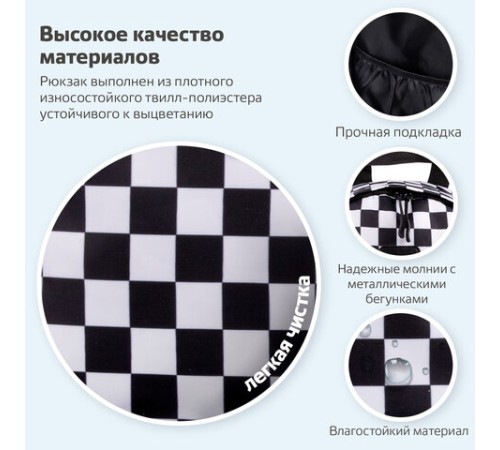 Рюкзак BRAUBERG POSITIVE универсальный, карман-антивор, 