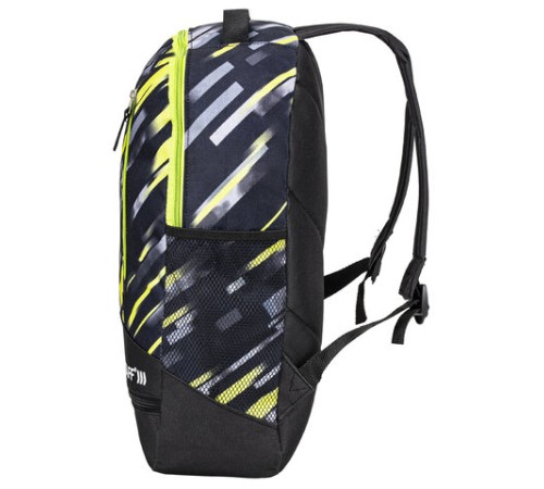 Рюкзак STAFF STRIKE универсальный, 3 кармана, черно-салатовый, 45х27х12 см, 270783