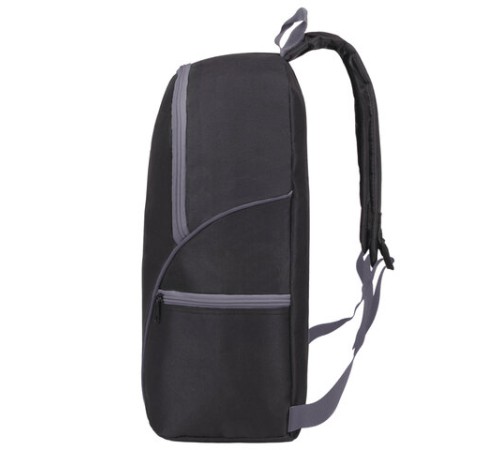 Рюкзак STAFF TRIP универсальный, 2 кармана, черный с серыми деталями, 40x27x15,5 см, 270787