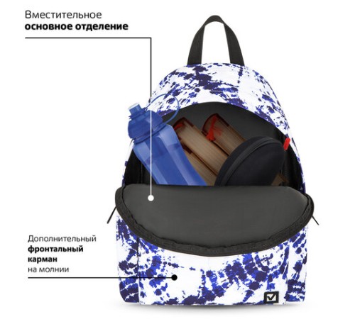 Рюкзак BRAUBERG СИТИ-ФОРМАТ универсальный, 