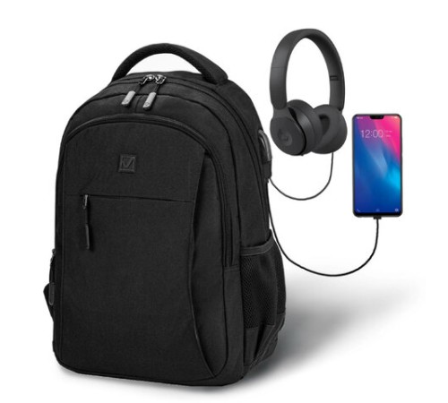 Рюкзак BRAUBERG URBAN универсальный с отделением для ноутбука, USB-порт, 