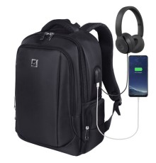 Рюкзак BRAUBERG FUNCTIONAL с отделением для ноутбука, 2 отделения, USB-порт, 