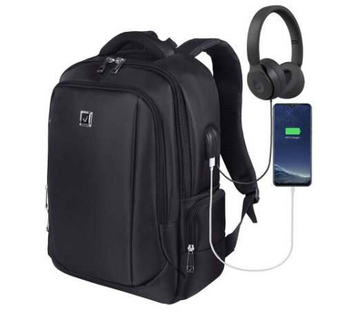 Рюкзак BRAUBERG FUNCTIONAL с отделением для ноутбука, 2 отделения, USB-порт, 