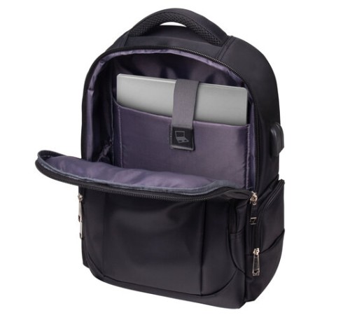 Рюкзак BRAUBERG FUNCTIONAL с отделением для ноутбука, 2 отделения, USB-порт, 