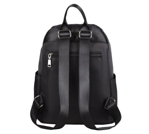 Рюкзак BRAUBERG PODIUM женский, 2 отделения, карман-антивор, нейлон, черный, 33х24х13 см, 270816