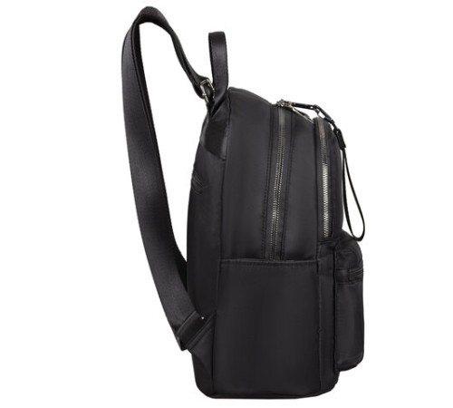 Рюкзак BRAUBERG PODIUM женский, 2 отделения, карман-антивор, нейлон, черный, 33х24х13 см, 270816