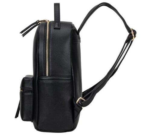 Рюкзак из экокожи BRAUBERG PODIUM женский, с отделением для планшета, черный, 34x25x13 см, 270817