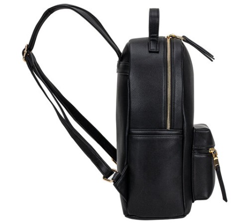 Рюкзак из экокожи BRAUBERG PODIUM женский, с отделением для планшета, черный, 34x25x13 см, 270817