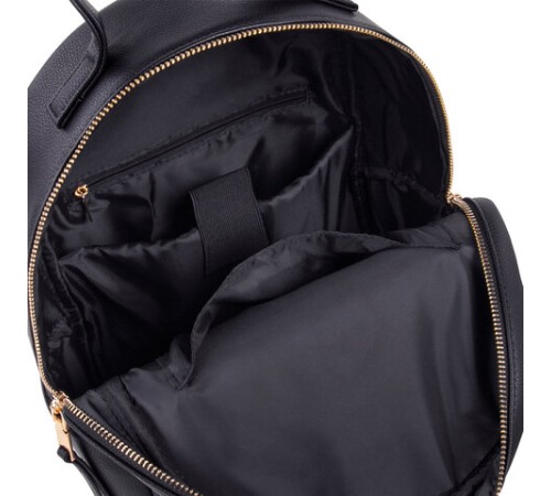 Рюкзак из экокожи BRAUBERG PODIUM женский, с отделением для планшета, черный, 34x25x13 см, 270817