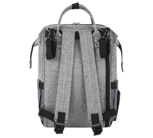 Рюкзак для мамы BRAUBERG MOMMY, крепления для коляски, термокарманы, серый, 41x24x17 см, 270818