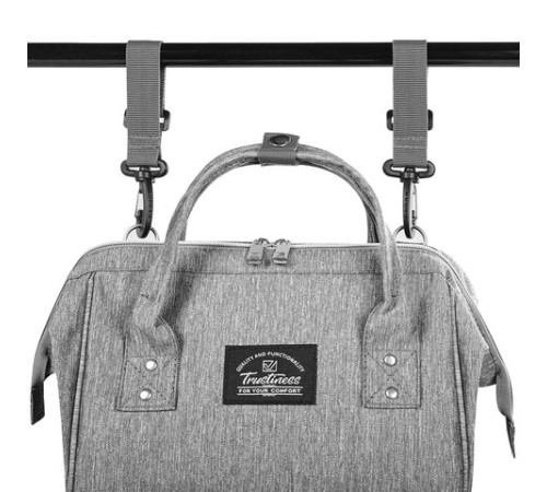 Рюкзак для мамы BRAUBERG MOMMY с ковриком, крепления на коляску, термокарманы, серый, 40x26x17 см, 270819